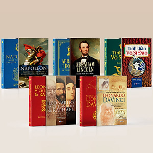 Combo: Bộ Sách Sang Trọng Deluxe Books: Abraham Lincoln - Các Tác Phẩm Và Suy Ngẫm+ Tinh Thần Võ Sĩ Đạo+ Leonardo Michelangelo Và Raphael- Cuộc Đời Ba Danh Họa Thời Kì Phục Hưng+ Napoleon - Nghệ Thuật Quân Sự Và Quyền Lực Đích Thực+ Những Cuốn Sổ Tay Của