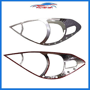 Ốp viền đèn pha hậu Innova 2006-2007-2008 mạ crom trang trí làm đẹp xe