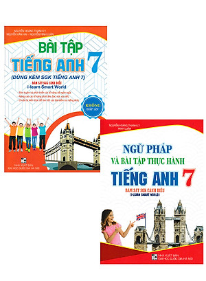 	Combo 2 Cuốn: Bài Tập Tiếng Anh Lớp 7 - Không Đáp Án + Ngữ Pháp Và Bài Tập Thực Hành Tiếng Anh 7 (Bám Sát SGK Cánh Diều I-Learn Smart World) _HA