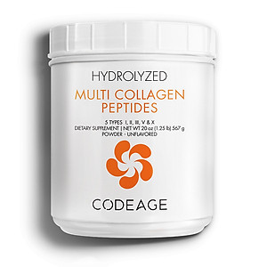 Bột Uống Bổ Sung Collagen Codeage Giúp Trẻ Hóa Da Toàn Diện Codeage Multi Collagen Peptides Powder 567g