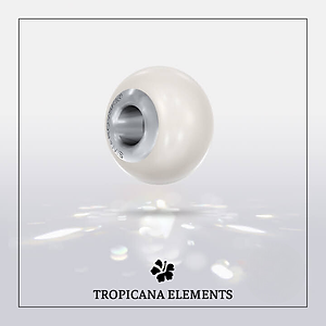 Dây Chuyền Tropicana Phối Charm Swarovski Ngọc Trai Hai Màu Trắng Đen