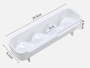 Khuôn làm đá hình tròn có nắp đậy HENRYSA - Chính hãng