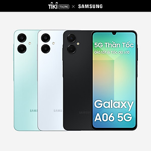 Điện thoại Samsung Galaxy A06 5G - Đã kích hoạt bảo hành điện tử - Hàng chính hãng