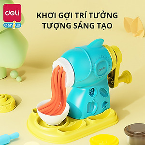 Đất Nặn Làm Bếp Làm Kem Mì Cùng Bé Khuôn Và Máy Thủ Công Deli - Đồ Chơi Giáo Dục Nhập Vai Thông Minh Cho Bé - 67801 67802 67805 YC