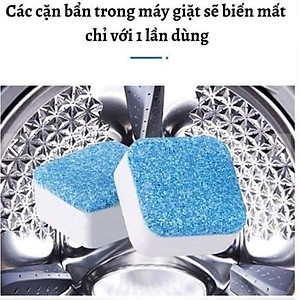 Set hộp 12 viên tẩy sạch lồng máy giặt , loại bỏ cặn lắng và chất bẩn gây mùi hôi trong máy giặt  ,   giúp làm sạch quần áo , phù hợp với tất cả các loại máy giặt 