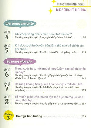 Sách Kĩ Năng Vàng Cho Teen Thế Kỉ 21 - Bí Kíp Ghi Chép Hiệu Quả