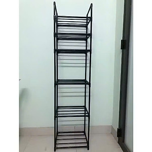 Kệ Nhà Bếp, Kệ Phòng Khách 6 Tầng Đa Năng, Khung Thép Carbon Sơn Tĩnh Điện Chống Rỉ - HÀNG CHÍNH HÃNG MINIIN
