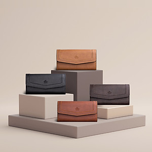 Ví nam da bò Lata ( Thời trang nam - Ví da thật LVN54 )