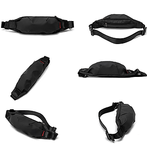 Túi Đeo Ngực Nam Thời Trang Teement, Chống Thấm Nước, Chống Xước, Chất Liệu Vải Oxford Cao Cấp, Thích Hợp Đi Chơi, Du Lịch - Hàng Chính Hãng