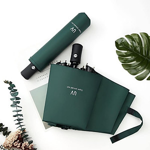 Ô Dù Chống Tia UV Chống Nắng Che Mưa Và Thanh Đỡ Bằng Hợp Kim Nhôm - Gấp Gọn Dễ Dàng- Hàng Chính Hãng MINIIN