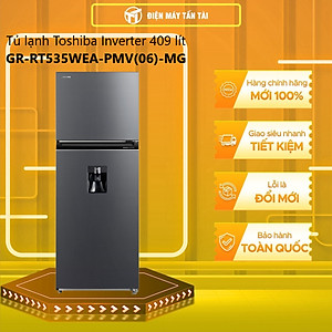 Tủ lạnh Toshiba Inverter 409 lít GR-RT535WEA-PMV(06)-MG - Hàng chính hãng - Chỉ giao HCM