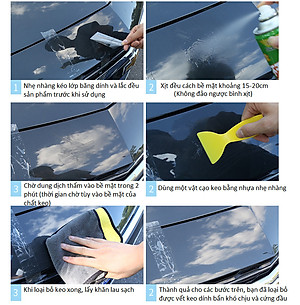 Chai Xịt Tẩy Keo Dính Đa Năng Trên Mọi Bề Mặt 450ml Tặng Kèm Khăn Lau + Khẩu Trang Cao Cấp AZONE