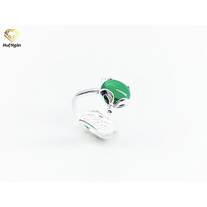 Nhẫn bạc Ý 925 Huệ Ngân - Hồ ly quyến rũ RR1618