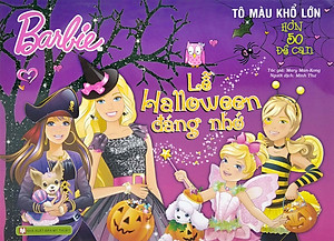 Bộ Sách Tô Màu Khổ Lớn Berbie - 50 Đề Can Bóc Dán Đề Can (Bộ 3 Cuốn)