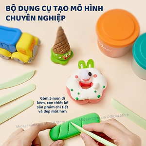 Đất nặn tự khô 24- 36 màu Mideer đất sét tạo hình mô hình AIRY FUN CLAY