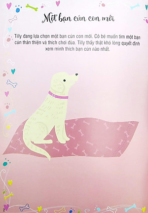 Sách Sticker Dolly Dressing - Dán Hình Sáng Tạo Trang Phục Búp Bê - Cún Con