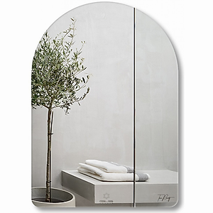 Gương soi viền tròn KG105 nhà tắm tráng bạc cao cấp loại tốt, bao ko bể vỡ, kiếng cường lực 5mm - Hàng chính hãng