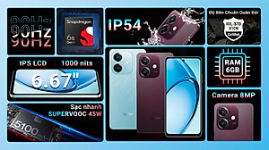 Điện thoại OPPO A3x 6GB/128GB - Hàng Chính Hãng