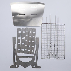 Portable Lightweight Folding Camping Stove Grill Stoves for Campfire Grill BBQ Traveling Picnic Cooking Burner