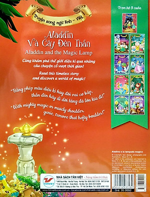 Sách Aladdin Và Cây Đèn Thần (Song Ngữ Anh - Việt)