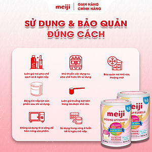 Sản Phẩm Dinh Dưỡng Công Thức Meiji Growing Up Formula - Nhập khẩu chính hãng (800g)