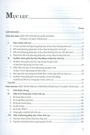 Dạy Và Học Tích Cực Một Số Phương Pháp Và Kĩ Thuật Dạy Học (Tái bản năm 2022)