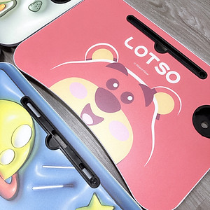 Bàn Học Gấp Gọn Có Khe Để Điện Thoại, Máy Tính Bảng, Khay Để Ly - Hàng Loại 1 (Giao ngẫu nhiên)