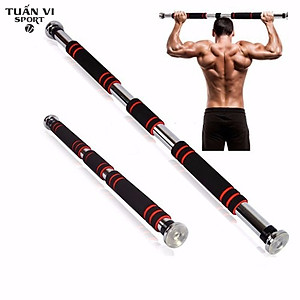 Thanh tập xà đơn treo tường gắn cửa nhiều cỡ từ 60-130cm kích thước có thể tùy chỉnh phù hợp tập gym tại nhà tăng cơ bắp