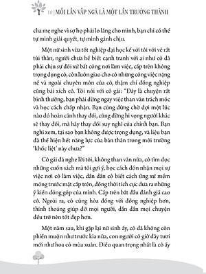 Sách Mỗi Lần Vấp Ngã Là Một Lần Trưởng Thành