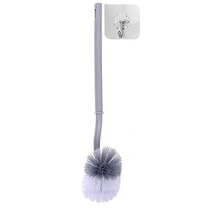 Chổi Cọ Bồn Cầu Nhà Vệ Sinh Đầu Chữ S Cong Kèm Móc Treo Chà Sạch Khe Hẹp WC Cao Cấp