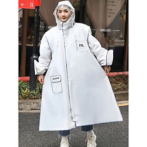 Áo Mưa Thời Trang Họa Tiết Gấu Nice Thiết Kế Thân Dài Có Kính Chắn Mưa Và Bao Tay Tiện Lợi- CÓ 4 MÀU - LOẠI 1 - HÀNG CHÍNH HÃNG MINIIN