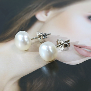 Bông Tai Ngọc Trai Nụ, Khuyên Tai Nụ Ngọc Trai Cao Cấp Nhiều Màu - B2510 - Bảo Ngọc Jewelry