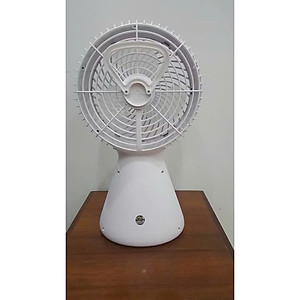 Quạt Tích Điện 3 Chế Độ, Kèm Đèn LED Siêu Sáng, Pin Dùng 3-5h Tùy Tốc Độ - HÀNG CHÍNH HÃNG MINIIN