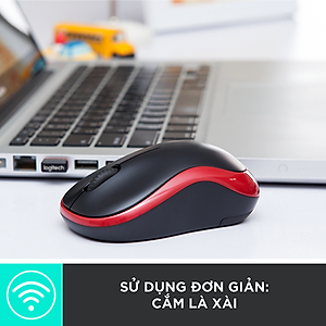 Chuột không dây Logitech M185 - Hãng chính hãng