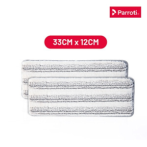 Combo 2 Miếng Lau Nhà Thế Hệ Mới Parroti Pro PAD2-PR01 - Kích Thước 33 x12 CM (Chỉ dùng được cho Bộ lau nhà Parroti Pro)