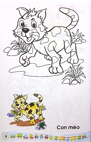 Sách Tập Tô Màu Các Loài Thú 1