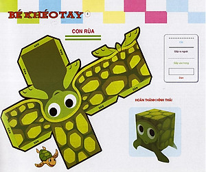 Sách Cắt Và Dán Hình 3D - Bé Khéo Tay - Giải Trí Phát Triển Trí Tuệ