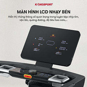 Máy chạy bộ tại nhà KingSport Luxury KS-2050 Đa Năng Có Chức Nâng Dốc Tự Động, Kèm Theo Đai Massage Và Thanh Gập Bụng