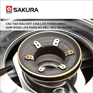 Bếp Gas Dương Sakura SA-650G - Hàng chính hãng
