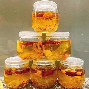 Hũ thủy tinh làm sữa chua, chưng yến 200 ml dáng béo bụng PEAFLO