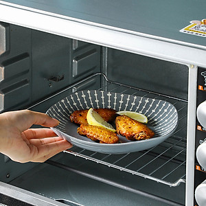 Bộ bát đĩa chén đĩa cao cấp Gosu họa tiết giọt nước màu trắng xám sang trọng