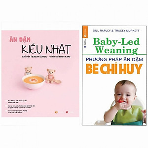 Combo Sách: Ăn dặm kiểu Nhật + Ăn dặm bé chỉ huy ( Thái Hà )