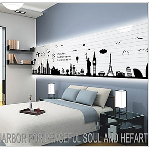 Decal dán tường Vòng quanh thế giới - around the World