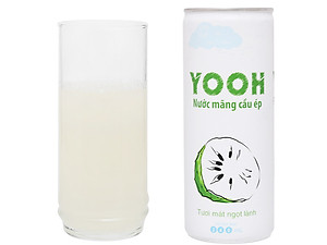 Thùng 24 lon Nước ép Mãng Cầu tươi YOOH Giàu Vitamin D & khoáng chất giải khát và bồi bổ cơ thể
