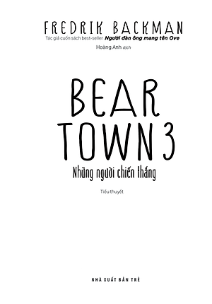 Sách Beartown 3 - Những người chiến thắng