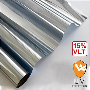 Combo 5m X 100cm decal FIlm cách nhiệt phản quang ( Bạc / Xanh Lá / Xanh Biển / Đen )