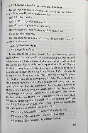 Để Hoàn Thành Tốt Luận Văn Ngành Luật ( Dùng cho sinh viên, học viên cao học và nghiên cứu sinh )
