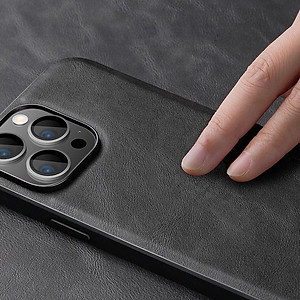 Ốp lưng X-Level da cho iPhone 14, 14 Pro, 14 Max, 14 Pro Max viền dẻo chống sốc cao cấp - Hàng Chính Hãng