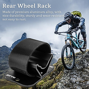 Giá đỡ xe đạp ZTTO đỡ bánh sau có thể chở hàng hợp kim nhôm cố định