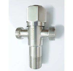 Van chia KG55 có khóa 2 đường nước dễ tiện lợi cao cấp inox sus304 - Hàng chính hãng